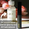 LINX Lash Glue Segmented DIY False Eyelash Cluster Adhesive Latex-Free Mirco Mascara Wand (Black)