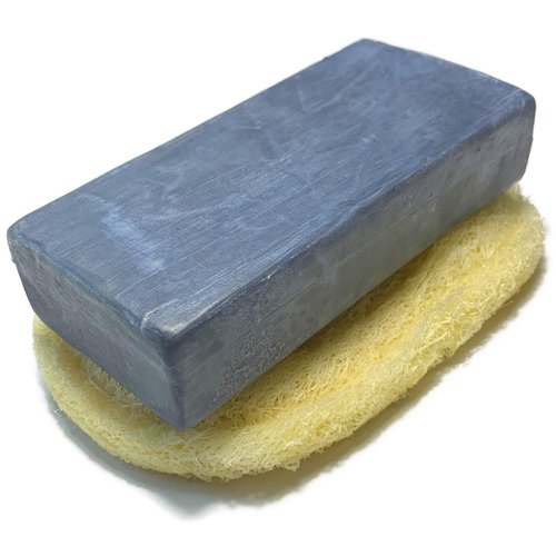 6PCS 100% Natural Exfoliating Loofah Multi-Function Soap Saver Bundle - Shower Scrubber Sponge Bath Brush - Soap Dish Soap Holder Accessory - Soap Mat Filling Piece - Pouch Holder for Shower Bath