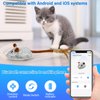 Cat Toys APP Bluetooth Smart Cat Mouse Toys Electronic Interactive Hunting Cat Toy for Indoor Mice Toys Automatic Moving Remote Control Cat Toy Exercise Cat for Bored Indoor USB Rechargeable（Gray）