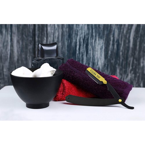 100 BLADES + Facón Professional Premium Straight Edge Barber Razor - Salon Quality Cut Throat Shavette