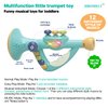 IIROMECI Musical Toys for Kids, Little Trumpet Toy for Toddlers, Baby Educational Toys, Infants Music Toys for Girls Boys Ages 1 2 3 Years Old (Blue)