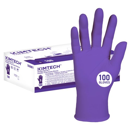 Kimberly-Clark® Safeskin Purple Nitrile Exam Gloves, Small, Purple, Box Of 100