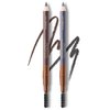 CARSLAN Natural Shaping Eyebrow Pencil, Definer Eyebrow Color, Waterproof, Longlasting, Blending Brush,02 Dark Brown & 03 Light Gray (2PCS)