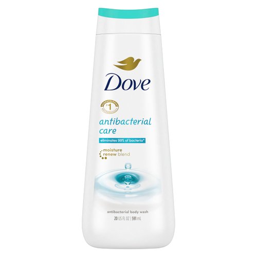 Dove Body Wash Care & Protect Antibacterial For All Skin Types Protects from Dryness 20 oz