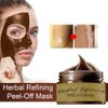 Grospe Peel Off Face Masks, Blackhead Remover Mask, Herbal Mask Cream, Deep Cleaning Facial Mask Pore Shrinking, Acne and Oil Control for Face & Nose（80g）