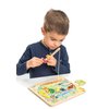Tender Leaf Toys - Pond Dipping - Wooden Magnetic Fishing Toy for Kids - Length Adjustable Fishing Rod and 8 Pond Animals with Numbers at the Back - Develops Fine Motor Skills, Early Learning - Age 3+