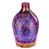 Porseme 280ml Essential Oil Diffuser 3D Glass Aromatherapy Ultrasonic Humidifier - Auto Shut-Off, Timer Setting, BPA Free for Home Hotel Yoga Leisure SPA Gift
