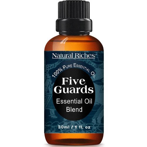 Natural Riches Five Guards Essential Oil Blend for Health Shield Aromatherapy with Clove Cinnamon Lemon Rosemary Eucalyptus Oil - 30ml