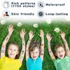 Partywind 100 Sheets (1150 Styles) Temporary Tattoos for Kids Goodie Bag Stuffers, Fake Tattoo Stickers for Boys and Girls Party Favors Supplies, Cute Birthday Prizes for Kids