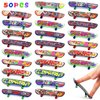 POPLAY 50PCS Mini Finger Skateboards, Finger Boards Toy Skateboards for Kids Party Favors, Christmas Stocking Stuffers, Classroom Exchange Prizes