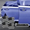 UGSHY Pack of 4 Car Door Handle Protector, Universal Car Door Handle Sticker, Anti Scratches Door Side Paint Protector, Automotive Exterior Accessories, for Cars Trucks SUVs (American Flag Black)