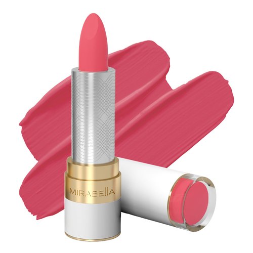 Mirabella Sealed with a Kiss Full Coverage Moisturizing Lipstick, Richly Pigmented, Ultra Creamy,...