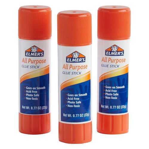 Elmer&#39;s All Purpose Glue Sticks, Washable, 22 Grams, 3 Count