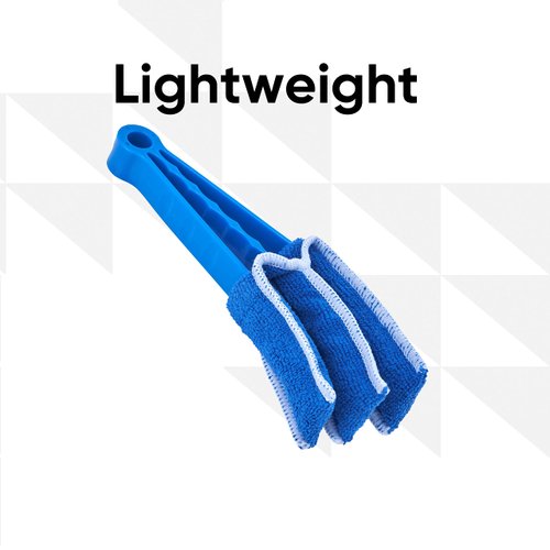 Blind Cleaner Duster Tool, Fan Blade Cleaner, Air Duct Cleaning Tools, Blue Window Blinds Cleaner with Microfiber Sleeve for Fans, Window Blinds, Vents, Shutters…(2 Pack -Superio)