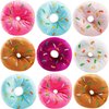 Bedwina Plush Donuts with Sprinkles - (Pack of 6) 1 Dozen Stuffed Donut Pillow Toy Party Favors, Donut Party Supplies Decorations and Stocking Stuffers for Kids
