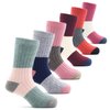 HowJoJo Big Girls Wool Socks Kids Crew Seamless Winter Warm Thermal Socks 6 Pack 6 Pack 8-10 Years