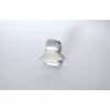 Generic Small mini heart silver metal hair claw clip (Clip quantity: 1 clip)