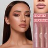BKPPLZP 3 Pcs Matte Nude Lipstick Set,Lip Crayon Lipstick for Women Velvet Smooth Lip Gloss Stain Non-Stick Cup Lip Stick,Moisturing Long Lasting Waterproof Lipstick Lip Makeup(Set A)