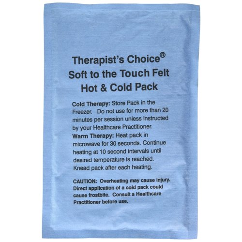 Therapist’s Choice® Soft to The Touch Felt Hot & Cold Pack (6"x10")