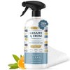 Therapy Granite Countertop Cleaner and Polish with Microfiber Cloth - Daily Granite Cleaner for Stone, Marble Cleaner, Stone Cleaner, Counter Cleaner, Soapstone, Quartz, Quartzite & Slate