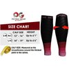 Compression Calf Sleeves Men & Women - Shin Splint Compression Sleeve 20-30mmhg, Best Footless Compression Socks for Calf Pain, Running, Nurses, Pregnancy, Post-Surgery Relief (1 Pair BLK-PNK S/M-M/L)