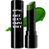 SUNNYVALE Halloween Wicked Witch Green Face Body Paint Stick Cream, Dark Green Eye Black Football for Sport Accessories, Hypoallergenic Grease Foundation Cosplay Hulk Camo Hunting Painting Makeup