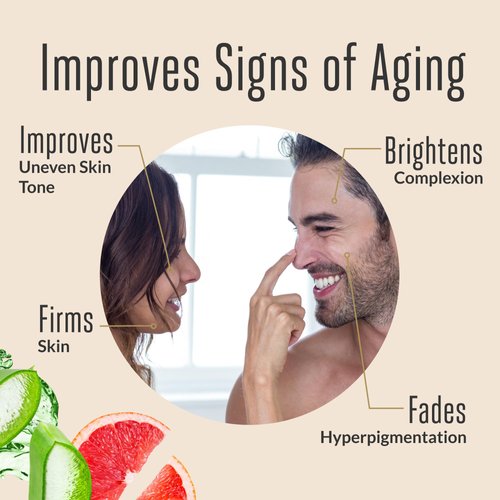 acorn + oak Vitamin C Face Serum - Natural Anti-Aging Serum with 10% Vitamin C, Aloe, Niacinamide, & Hyaluronic Acid, Soothing Skin Care, Firms & Evens Skin Tone, Dark Spot Remover for Face (1 fl oz)