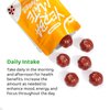 HOLYMARY Yerba Mate Gummies, Quince Flavor - Real, Unroasted Yerba Mate. No Added Caffeine. Boost Energy and Focus Naturally. Vegan, Non-GMO, Gluten-Free - 1 Pack (6 Gummies)