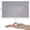Shiny Nail Art Hand Rest Pad and Crystal Diamond Shaped Paperweight Foldable Nail Art Table Mat Jewels Wedding Decorations Nail Art Manicure Tools (50 mm)