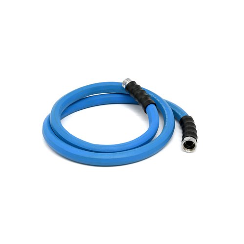 AG-LITE BSAL3406 3/4" x 06' Hot/Cold Water Rubber Garden Hose, 100% Rubber, Ultra-Light, Super Strong, 500 PSI, 50F to 190F Degrees, High Strength Polyester Braided