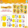 Qyeahkj 48 Sets Armor of God Paper Craft Kit for Kids, Easter Sunday School DIY Religious Crafts Stickers DIY Craft Supplies Decorations for Kids Gift Classroom Activities Party Decorations