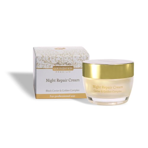 Mon Platin Gold Edition - Night Repair Cream With Black Caviar&golden Complex 50ml
