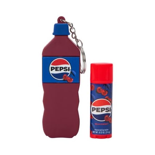 Wild Cherry Soda Flavored Lip Balm & Keychain 0.12 oz (Pack of 1)