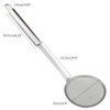 cnomg Stainless Steel Skimmer Strainer,Stainless Steel Fat Skimmer Spoon Fine Mesh Food Strainer for Grease, Gravy and Foam with Long Handle