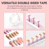 Makartt Nail Stand for Press On Nails Display Practice Art Magnetic Fake Nail Holder for Painting Nails Stand for False Nail Designs with Double-sided Tape for Home DIY Beginner Salon Supplies