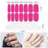 YECIRALA 24 Sheets 336 Pieces Nail Polish Strips for Women Girls Nail Polish Stickers Full Nail Wraps Stick On Nails with Nail File Gel Nail Strips Solid Nail Stickers Self Adhesive Nail Decals