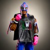 Mattel WWE Top Picks Elite Action Figure & Accessories Set, Rey Mysterio 6-inch Collectible with Swappable Hands, Ring Gear & 25 Articulation Points