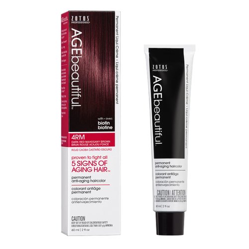 AGE beautiful Permanent Hair Color Dye Liqui Creme | 100% Gray Coverage | Anti-Aging Haircolor | ...