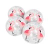 Fun Express Flamingo Mini Beach Ball - Toys - 12 Pieces