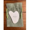 The Well Concept Gua Sha White Jade Stone Facial Massager