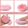ACEBON Portable Hair Brush, Wet or Dry Detangling Hairbrush for Natural, Curly, Straight (Pink)