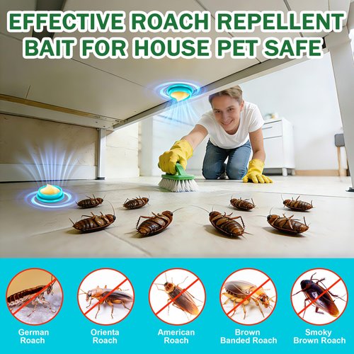 64 Pack Roach Gel Bait