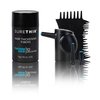 Hair Building Fibers, 15G, with BONUS Pump Applicator, Hairline Comb and 3 Nozzles, Hair and Hairline Filler Kit For Men and Woman (Black)