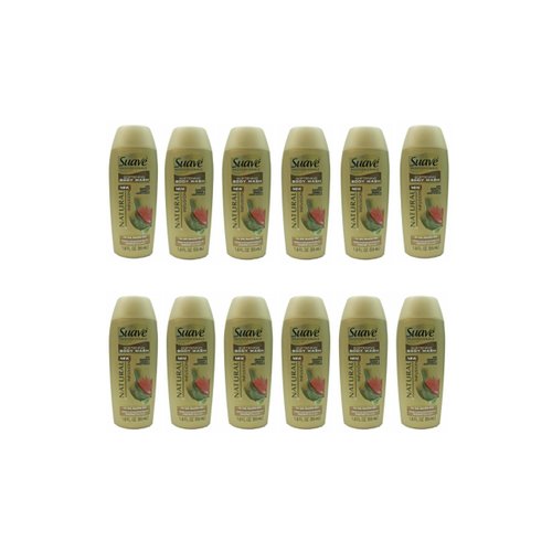 Suave Professionals Softening Body Wash with Awapuhi Ginger (Pack of 12)