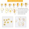 JALANCY 202 Pcs Hair Jewelry for Women Braids, Locs Jewelry Dreadlocks Beads Hair Braid Rings Hair Cuffs Shells Heart Butterfly Hair Pendants Hair Clips for Dreadlock Accessories (Gold)