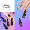 Beetles Neon Gel Nail Polish Set, Nails Gel Neon Orange Hot Pink Blue Yellow Green Purple Gel Polish Summer 6 Colors Soak Off Uv Led Gel Nail Kit Nails Nail Art Manicure