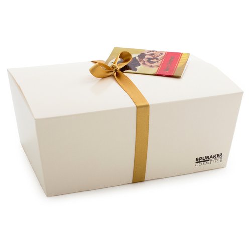 BRUBAKER Cosmetics 6 Handmade "Merry Christmas" Spa Bath Bombs Bath Melts Bath Truffles Gift Set - All Natural Vegan, Organic Shea Butter, Cocoa Butter and Olive Oil Moisturize Dry Skin