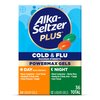 Alka-Seltzer Plus Power Max Cold & Flu Day+Night Medicine: Cough Suppressant, Cold and Flu Medicine For Adults and Children 12 Years and Older, 36 Count, Packaging May Vary