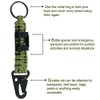 Paracord Planet Handwoven Paracord Keychain with Carabiner and Bottle Opener - 2 Pack (Navy)