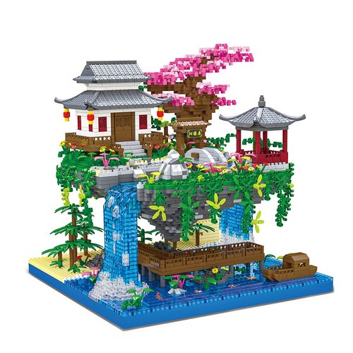 BDYDT Architecture Cherry Blossom Tree Micro Building Blocks Set（3320PCS） - Architectural Model Toys Gifts for Kid and Adult